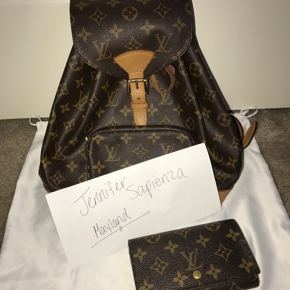 Authentic Louis Vuitton montsouris MM